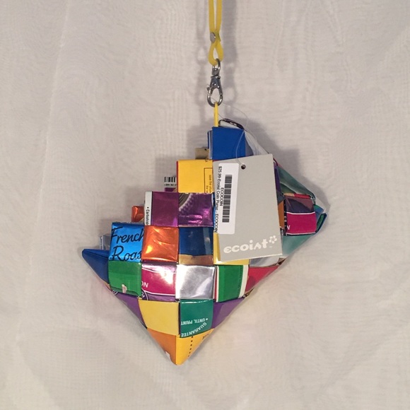 Ecoist Coin Purse Multicolor Wrapper Pattern - Picture 3 of 3